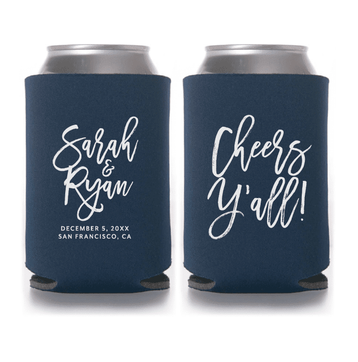 Details about   Personalized Wedding Koozies Custom Koozie Gifts 439 To Have And To Hold
